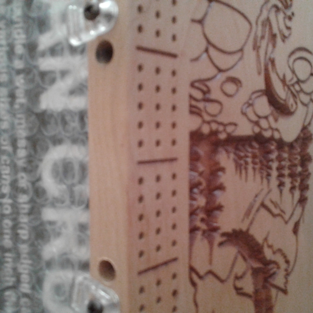 Handmade cribbage board - Picture 4 of 5